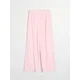 Sinsay - Široke pantalone sa mešavinom lana - pastelno roze