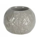 shumee Dekorativni svečnik iz sivega porcelana 8,8 x 7,2 cm