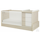 Modularna otroška postelja Sacha - 70x140 cm - Beljen bor/bela