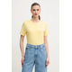 Tommy Hilfiger Majica WW0WW45522 Rumena Regular Fit