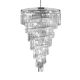 Hereford Spiral Chrome - Kristalni lestenec Chrome 80 cm