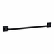 WENKO 71445800 - Držač peškira VACUUM-LOC QUADRO ED 60,5x6 cm crni