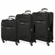 Jada Toys Komplet tekstilnih potovalnih kovčkov ROLL ROAD ROYCE Black, 55-66-76cm, 5019421