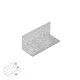 Spojnica Montazna 40x40x100x2.0mm KM14 4114
