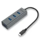 slomart i-tec USB-C Metal 4-portni HUB USB 3.0