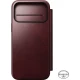 Ovitek Nomad Moderni Usnjen Folio, burgundska (Horween) - iPhone 17 Pro Max (NM011826858)