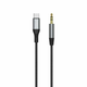 DUDAO L11ProT avdio kabel USB-C/3.5mm mini jack, siva