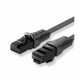 Vention Flat CAT.6 UTP Patch Cord Cable 2M Black