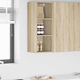 Vidaxl Viseča omarica Sonoma hrast 30 x 29,5 x 80 cm Inženirski les