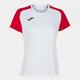 Joma Academy IV Short Sleeve T-Shirt White Red