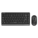 A4Tech Tastatura, Bežična, Siva + Miš, Crni