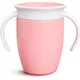 Munchkin Miracle 360° otroški lonček z ročaji Pink 6 m+ 207 ml