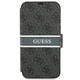 slomart Etui Guess 4G Stripe za iPhone 13 mini - sivo
