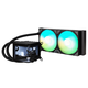 TRYX PANORAMA AIO + AMOLED ARGB Vodno Hlajenje CPU 240 mm – Crno
