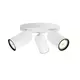 Lampa Philips Pongee Spot 3 x 10 W GU10 - Bela