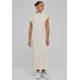 Womens Urban Classics Long Extended Shoulder Dress - Cream