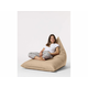 Atelier del Sofa ATELIER DEL SOFA Pyramid Big Bed Pouf - Mink vrtna sedežna vreča, (20802827)