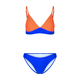 CUPSHE Ženski dvodelni kupaći D114 plavo-narandžasti