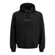 JACK & JONES Majica JORNorrebro črna/bela