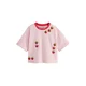 Next Majica zelena/rdeča/bela