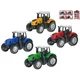 Traktor 8 cm kovinski vzvratni del - mešanica barv (rdeča, modra, zelena, rumena)