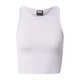 Ladies Cropped Rib Top Lilac
