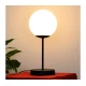 Stona lampa MOON 1xE27/15W/230V crna