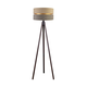 Duolla - Podna lampa DUO 1xE27/60W/230V O 44 cm bež/siva/venge