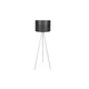 Opviq Podna lampa 105, Belo-crna