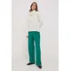 Pulover s primesjo volne Sisley ženski, bež barva