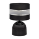 Stona lampa HELEN 1xE27/15W/230V crna/srebrna