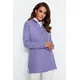 Trendyol Lilac Collar Buttoned Ribbed Knitwear Sweater