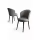 HANAH HOME Set stolica (2 dela) Risa Grey Black