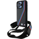 BMW BMHCP15L23PSVTK iPhone 15 Pro 6.1 black hardcase M Edition Carbon Tricolor Lines Strap (BMHCP15L23PSVTK)