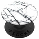 PopSocket TRES CHIC Dove White Marble PopGrip O 39,74 mm Swappable Wireless Charging Compatible Black and White Marble Print 800997