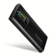 slomart Zunanje ohišje za M.2 NVMe/SATA SSD, brez vijačenja, USB-A/C 3.2 Gen2, LED zaslon, črno