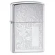Zippo 352 Venetian vžigalnik, polirani krom
