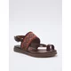 Trendyol Shoes Ženske sandale Takss25Sd00049, Braon