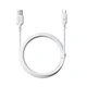 Baseus Silky USB/USB-C kabel za hitro polnjenje 1m 100W bela