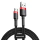 Polnilni in podatkovni USB-A v Micro USB kabel Baseus Cafule CAMKLF-C91 - 1.5A - 2m - red black