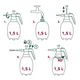 Prskalica za bilje 1.5 lit. bela/zelena pvc Verto