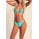 Bikini kopalke z bleščicami, menta
