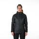 Northfinder BU-6131OR womens outdoor hybrid like down jacket with softshell