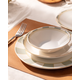 MADAME COCO Royal Set tanjira za ručavanje, 24 dela, 16x21x21x27cm, Beli
