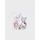 Sinsay - Pamučna majica sa printom Hello Kitty - belo