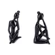 DIKER HOME Elegantna figura devojke, Crna