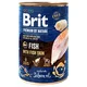 Brit Premium by Nature 6 x 400 g - Ribe z ribjo kožo