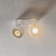 Egger Licht Egger Clippo S Duo LED stropno reflektorsko svetilo, belo, 3.000K - Študija/pisarna - Sodobni - bela - Kovina