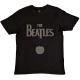 The Beatles Majica Drop T Logo & Apple Unisex Black XL
