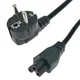 230V napajalni kabel z vzorcem deteljice | C5 | raven | 1,2 m